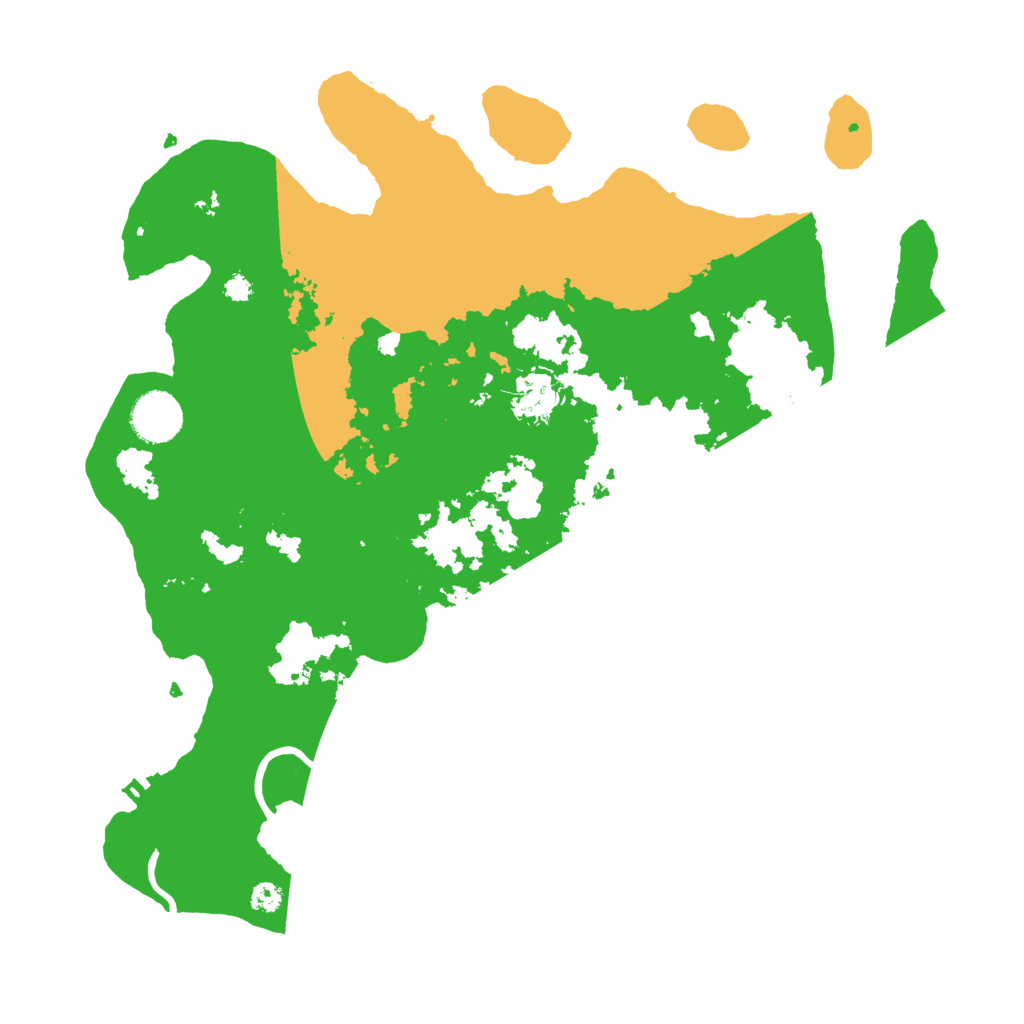 Biome Rust Map: Procedural Map, Size: 3500, Seed: 643936310