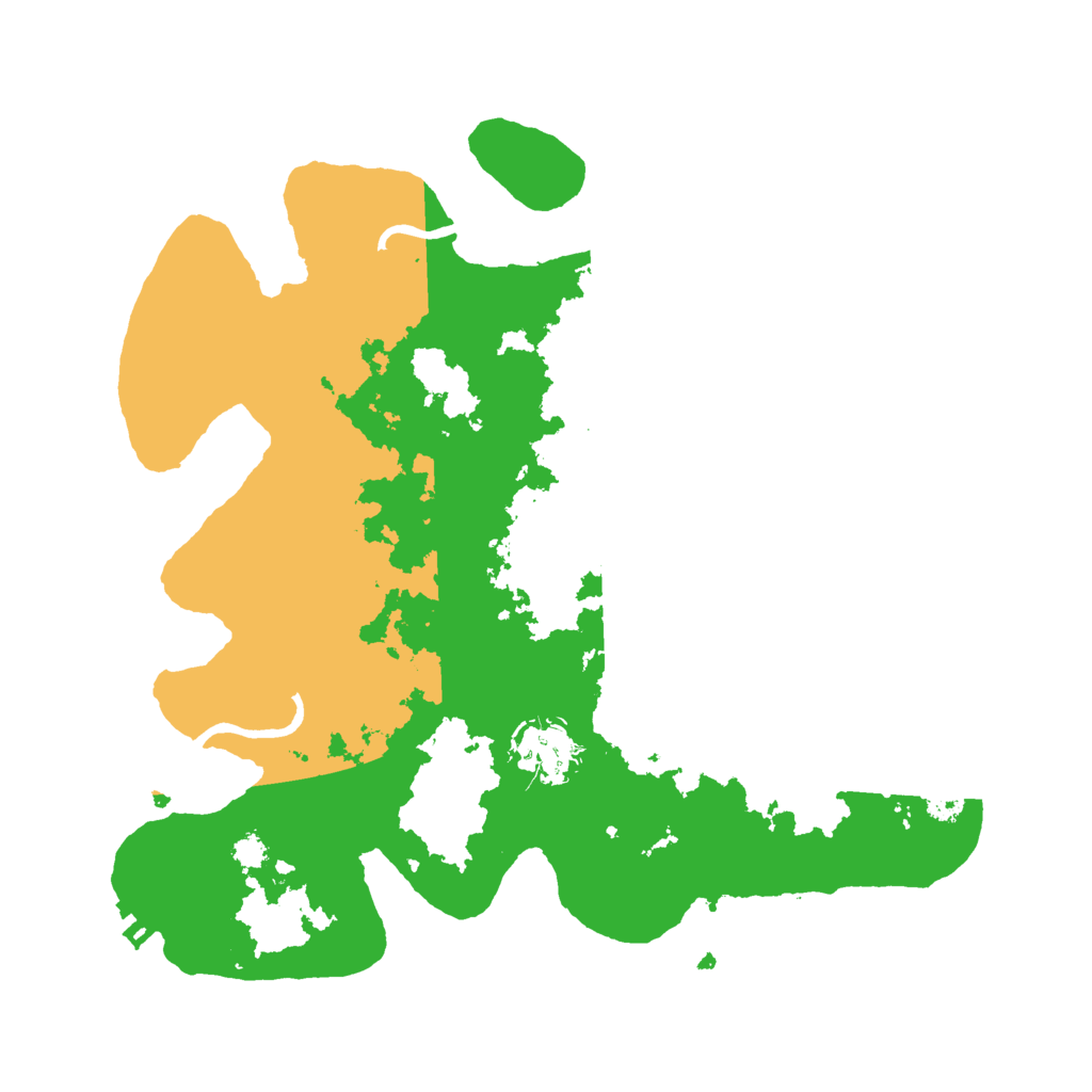 Biome Rust Map: Procedural Map, Size: 3000, Seed: 70096023