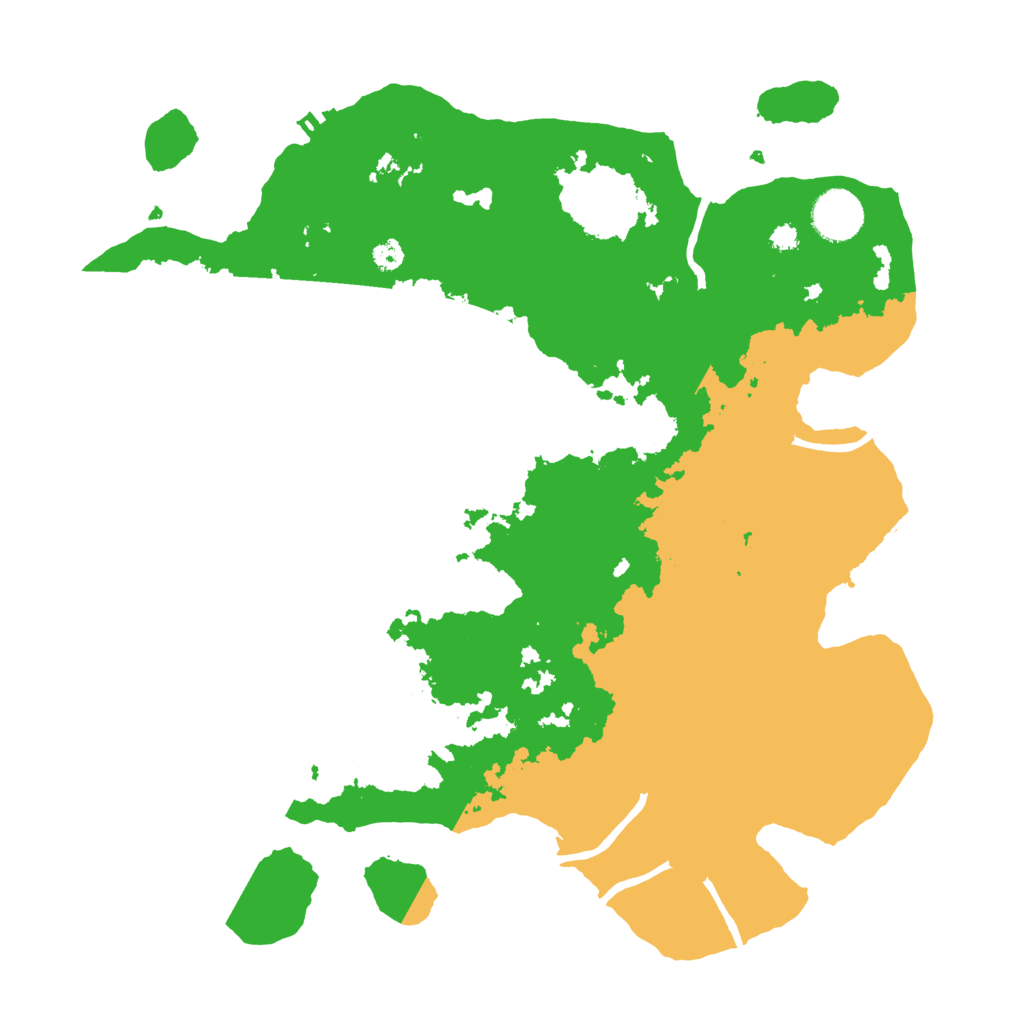 Biome Rust Map: Procedural Map, Size: 3500, Seed: 66772272