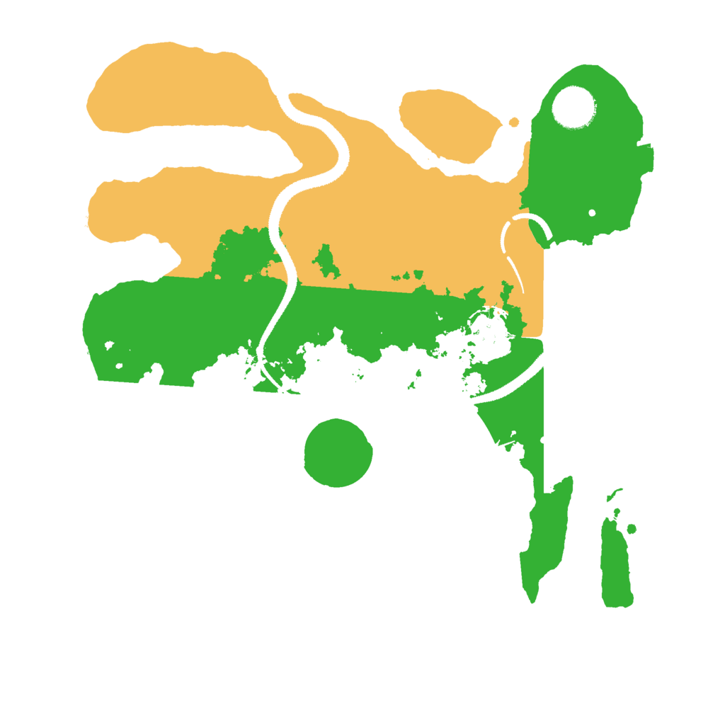 Biome Rust Map: Procedural Map, Size: 3000, Seed: 2074213534