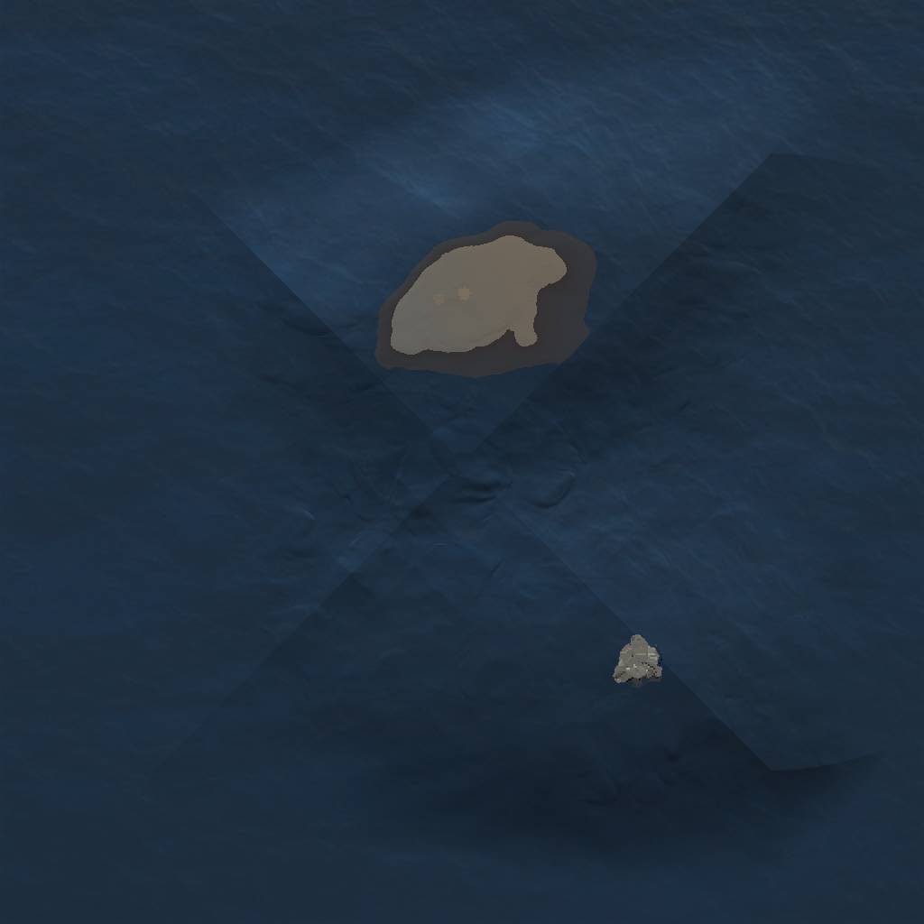 Rust Map: Procedural Map, Size: 1000, Seed: 1408, 3 Monuments