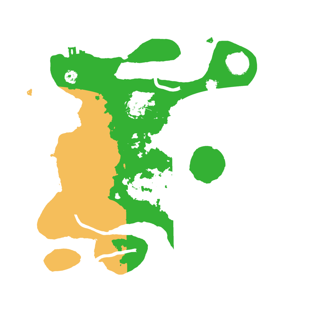 Biome Rust Map: Procedural Map, Size: 2500, Seed: 9984561