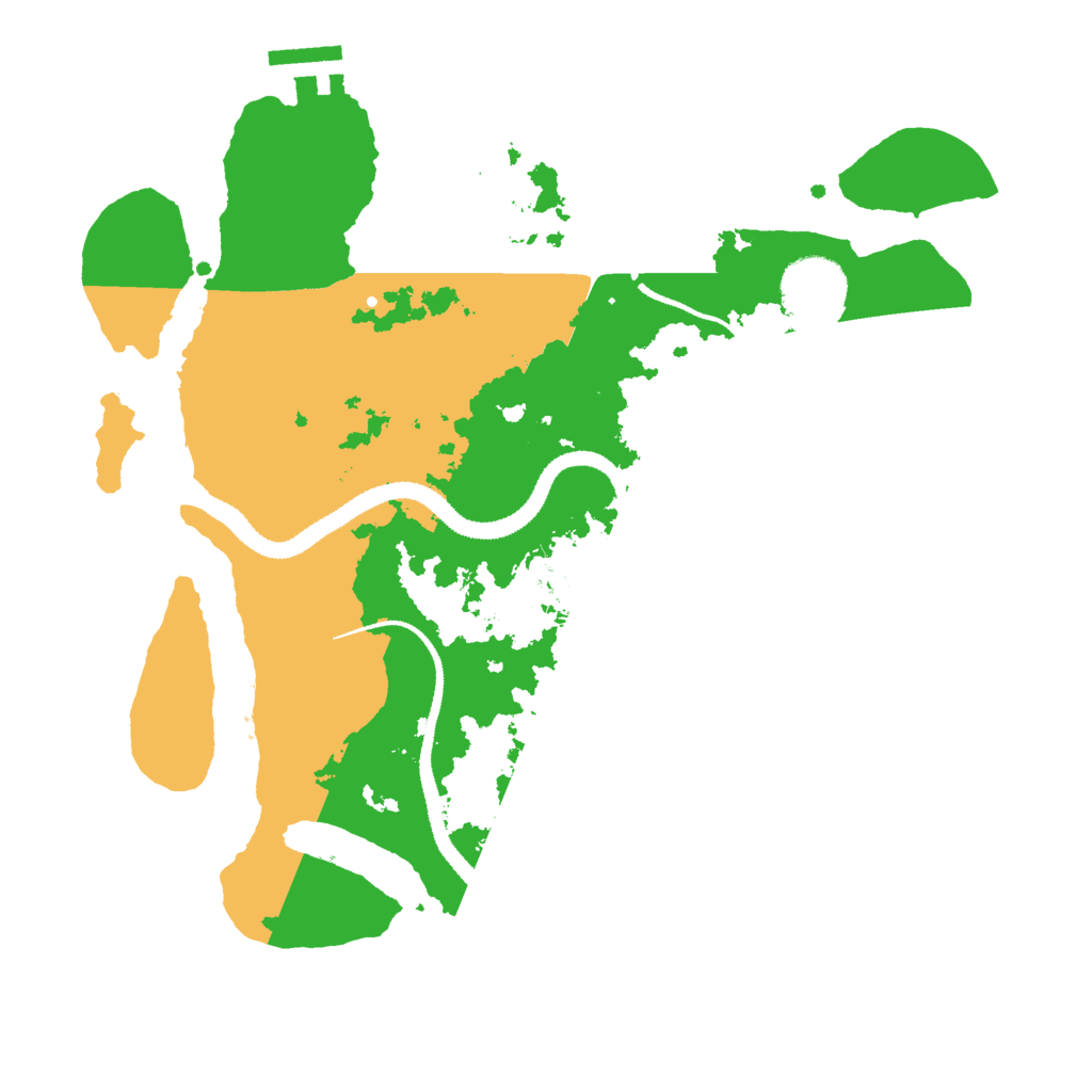 Biome Rust Map: Procedural Map, Size: 3000, Seed: 959595595