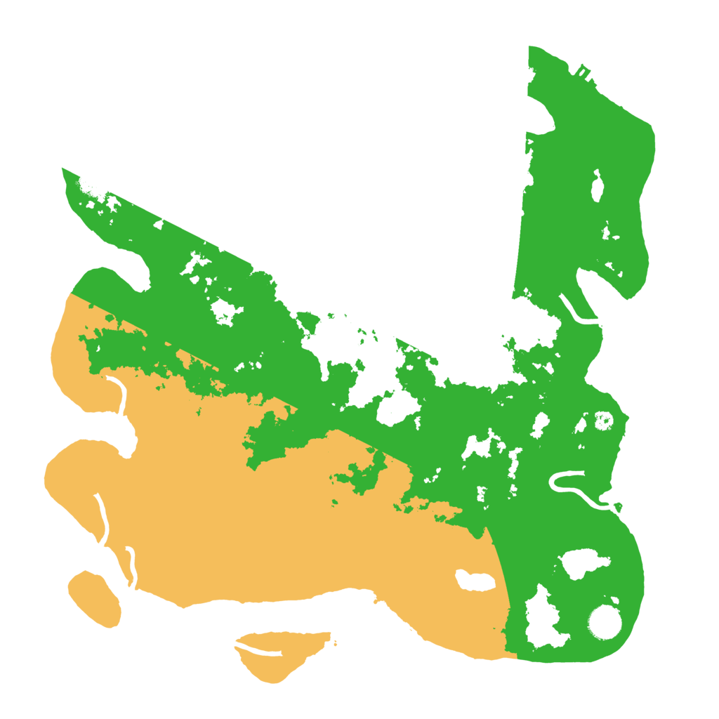 Biome Rust Map: Procedural Map, Size: 3800, Seed: 596337312