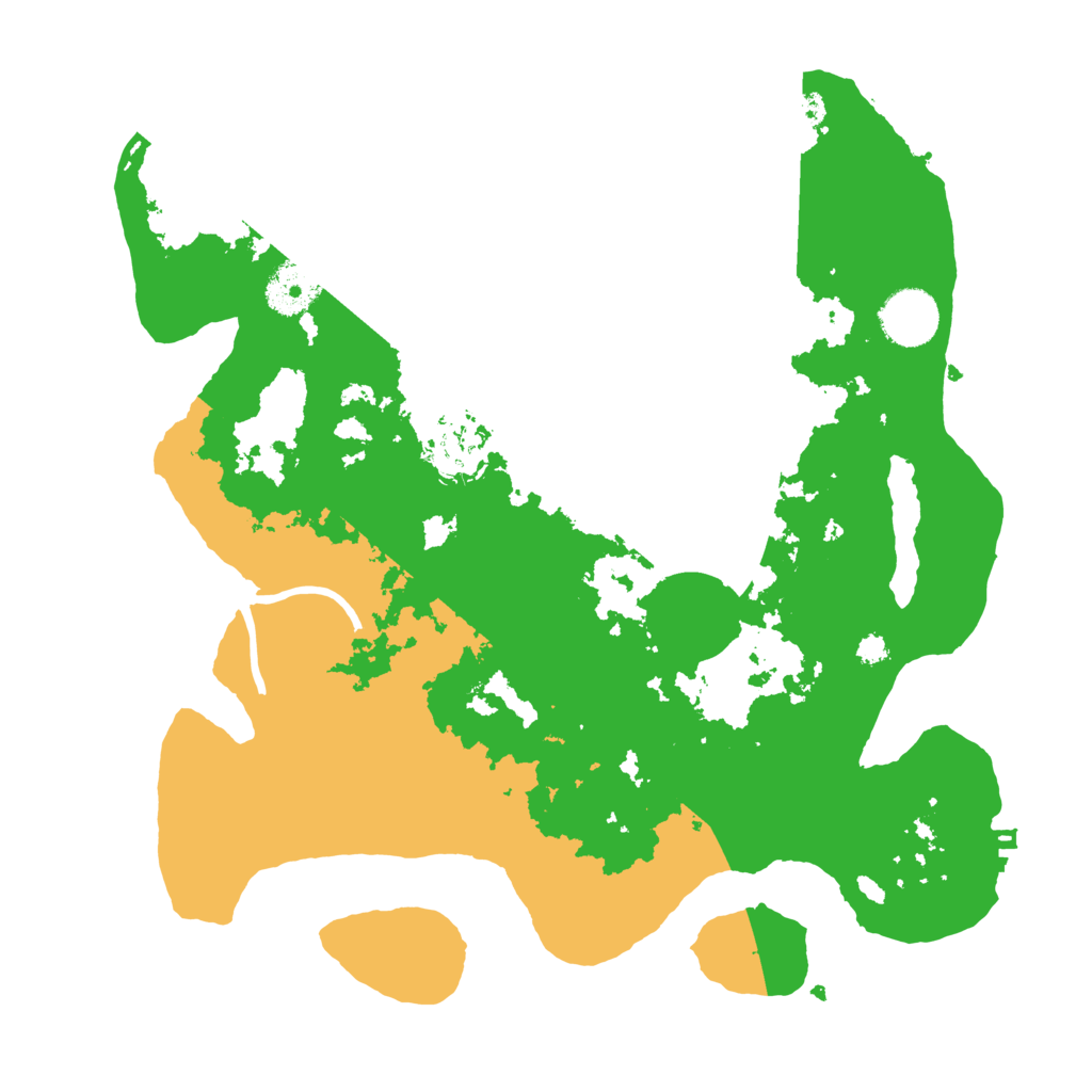 Biome Rust Map: Procedural Map, Size: 3333, Seed: 455