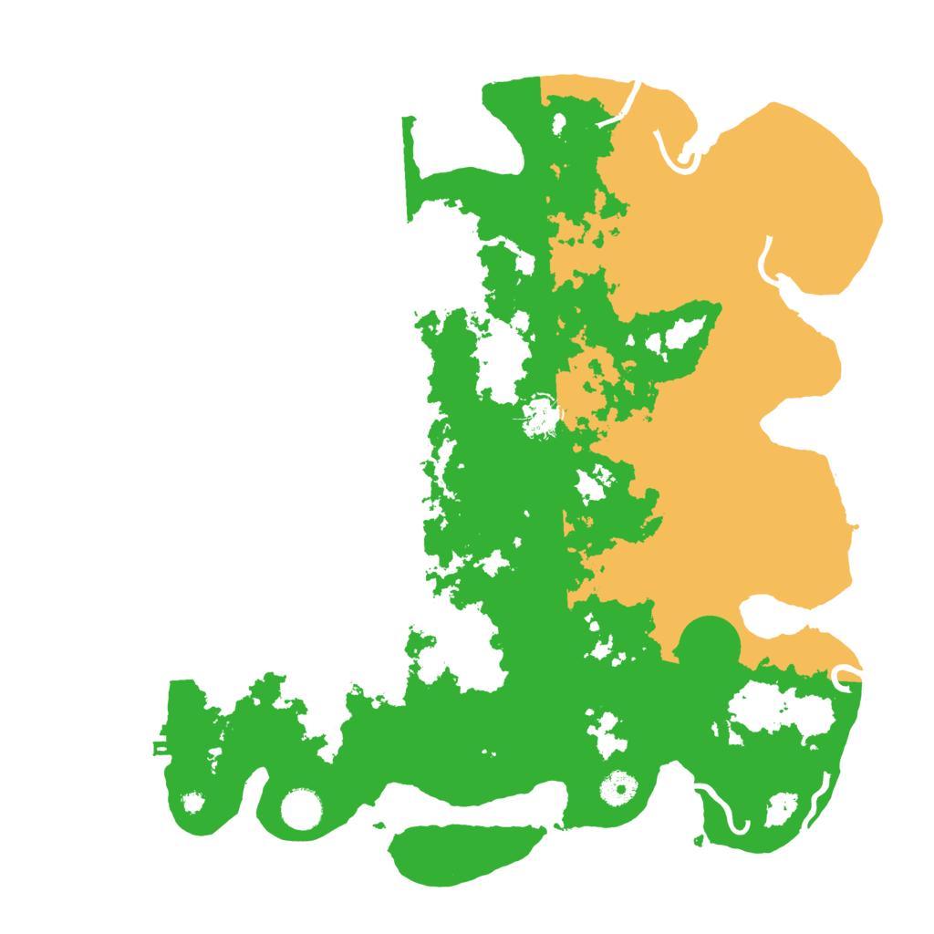 Biome Rust Map: Procedural Map, Size: 4000, Seed: 534276