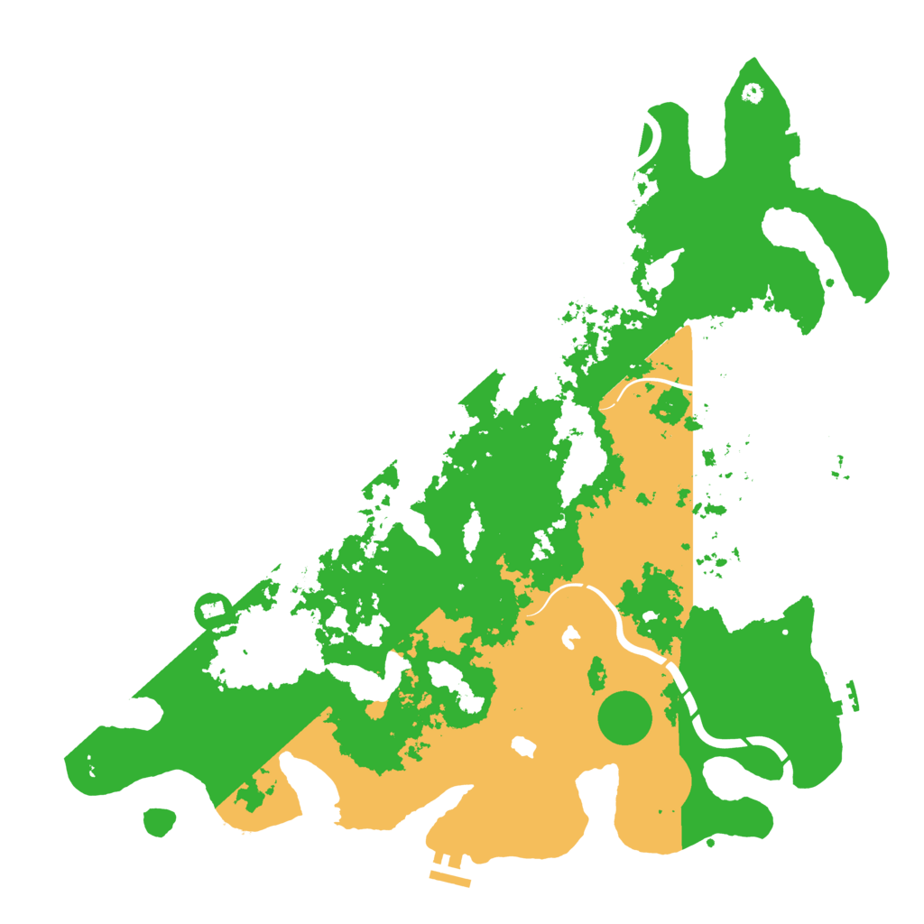Biome Rust Map: Procedural Map, Size: 4500, Seed: 2132007037