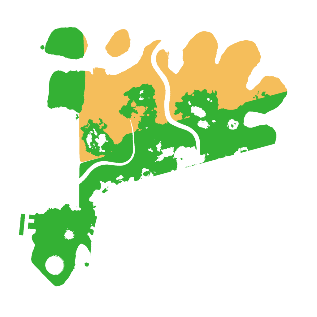 Biome Rust Map: Procedural Map, Size: 3000, Seed: 42042