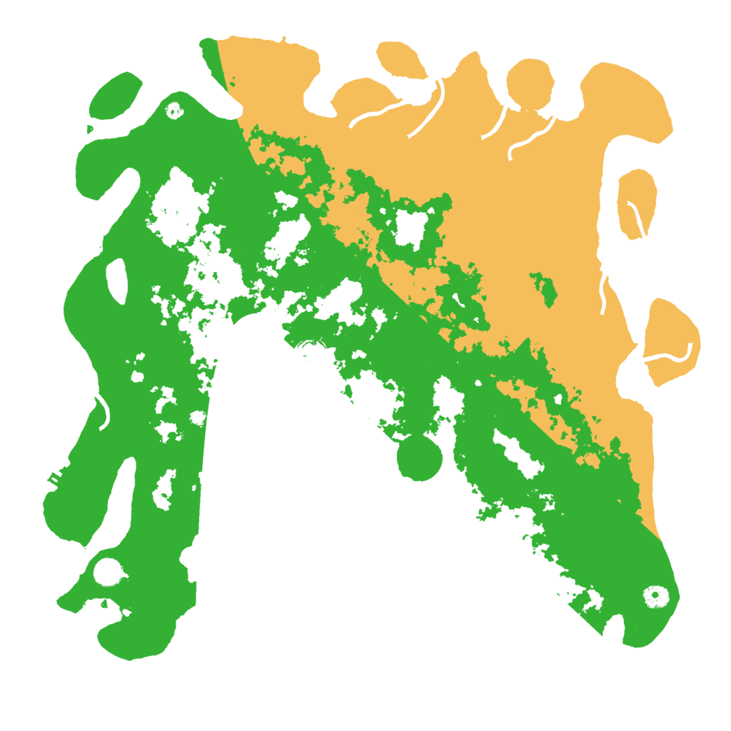 Biome Rust Map: Procedural Map, Size: 4500, Seed: 2111532915