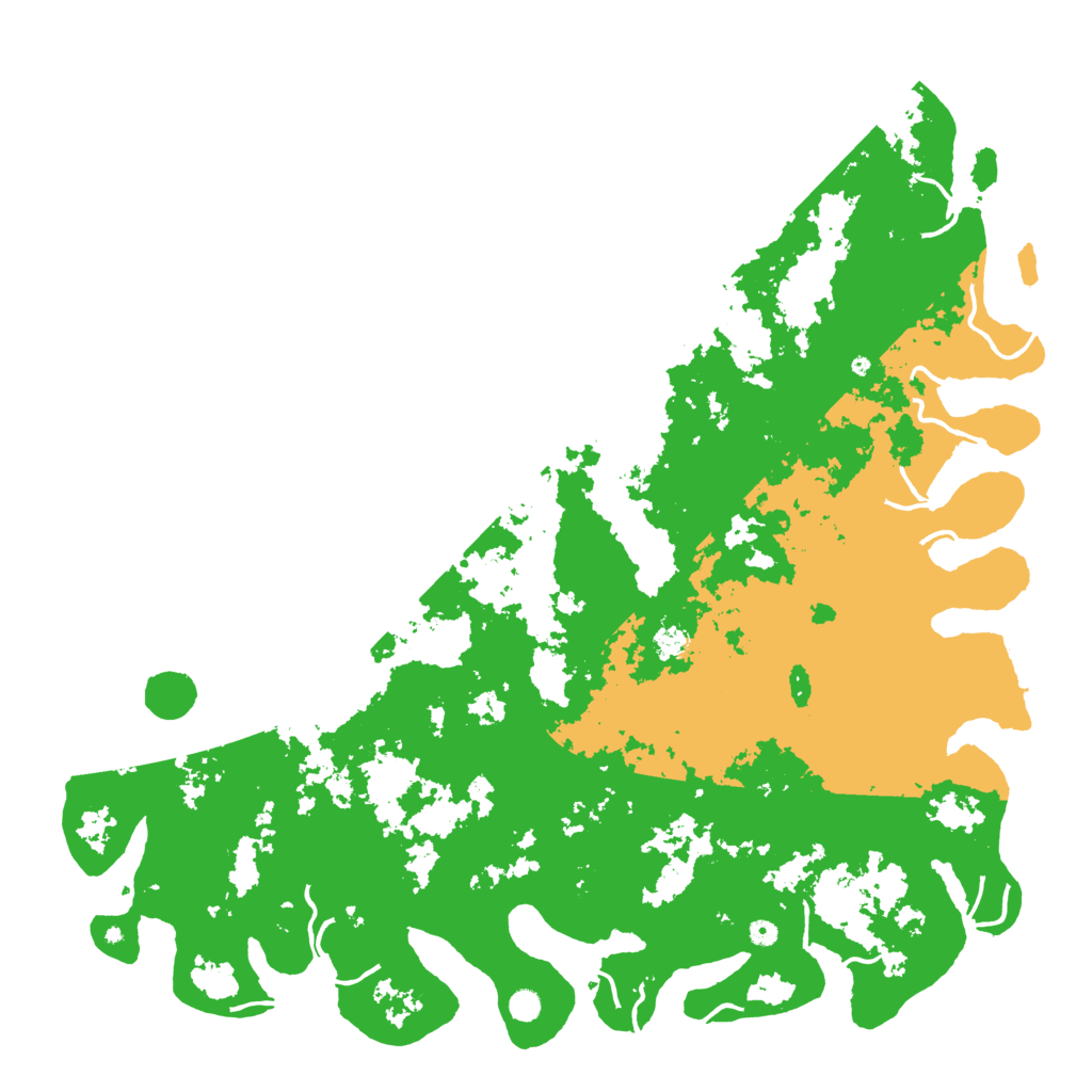 Biome Rust Map: Procedural Map, Size: 6000, Seed: 83949452