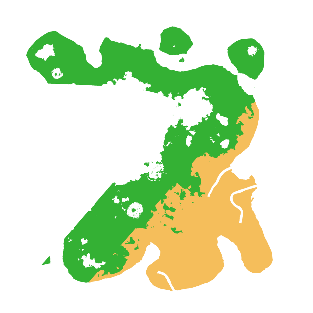 Biome Rust Map: Procedural Map, Size: 3000, Seed: 23699