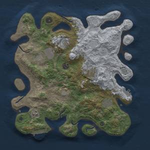 Thumbnail Rust Map: Procedural Map, Size: 3500, Seed: 1521759827, 14 Monuments