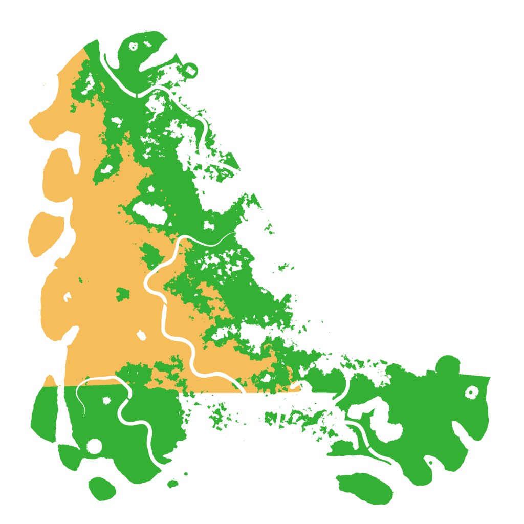 Biome Rust Map: Procedural Map, Size: 6000, Seed: 93283448