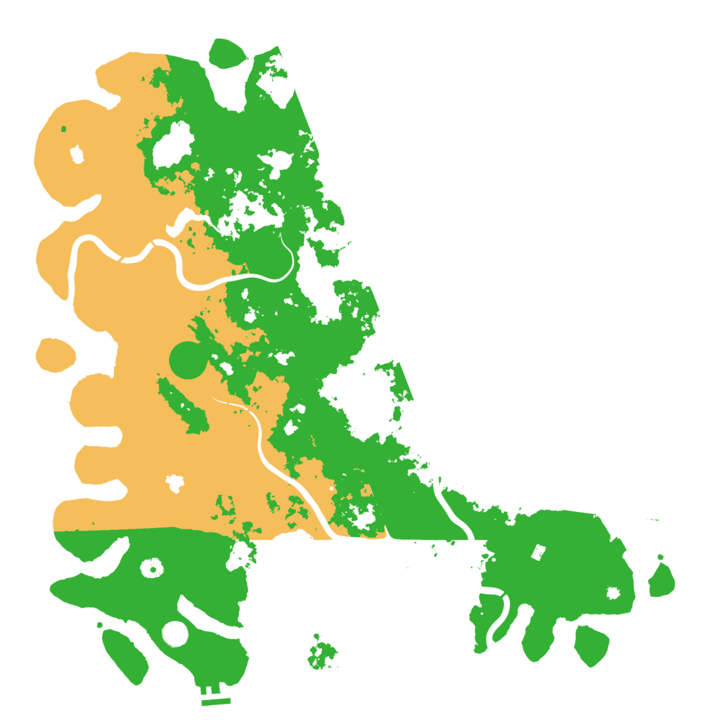 Biome Rust Map: Procedural Map, Size: 5000, Seed: 7342