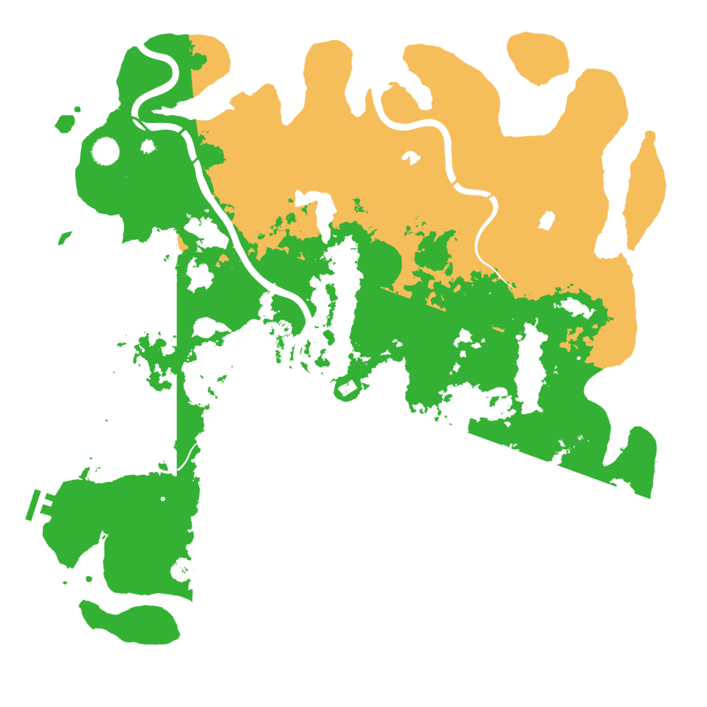 Biome Rust Map: Procedural Map, Size: 4500, Seed: 1626233350