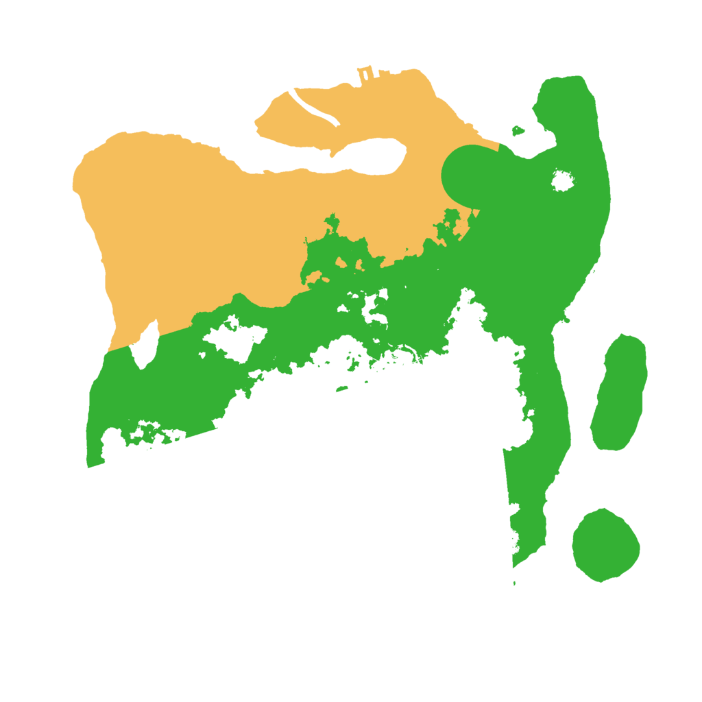 Biome Rust Map: Procedural Map, Size: 3000, Seed: 19230