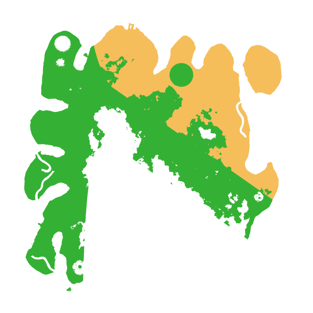 Biome Rust Map: Procedural Map, Size: 3500, Seed: 2104699613