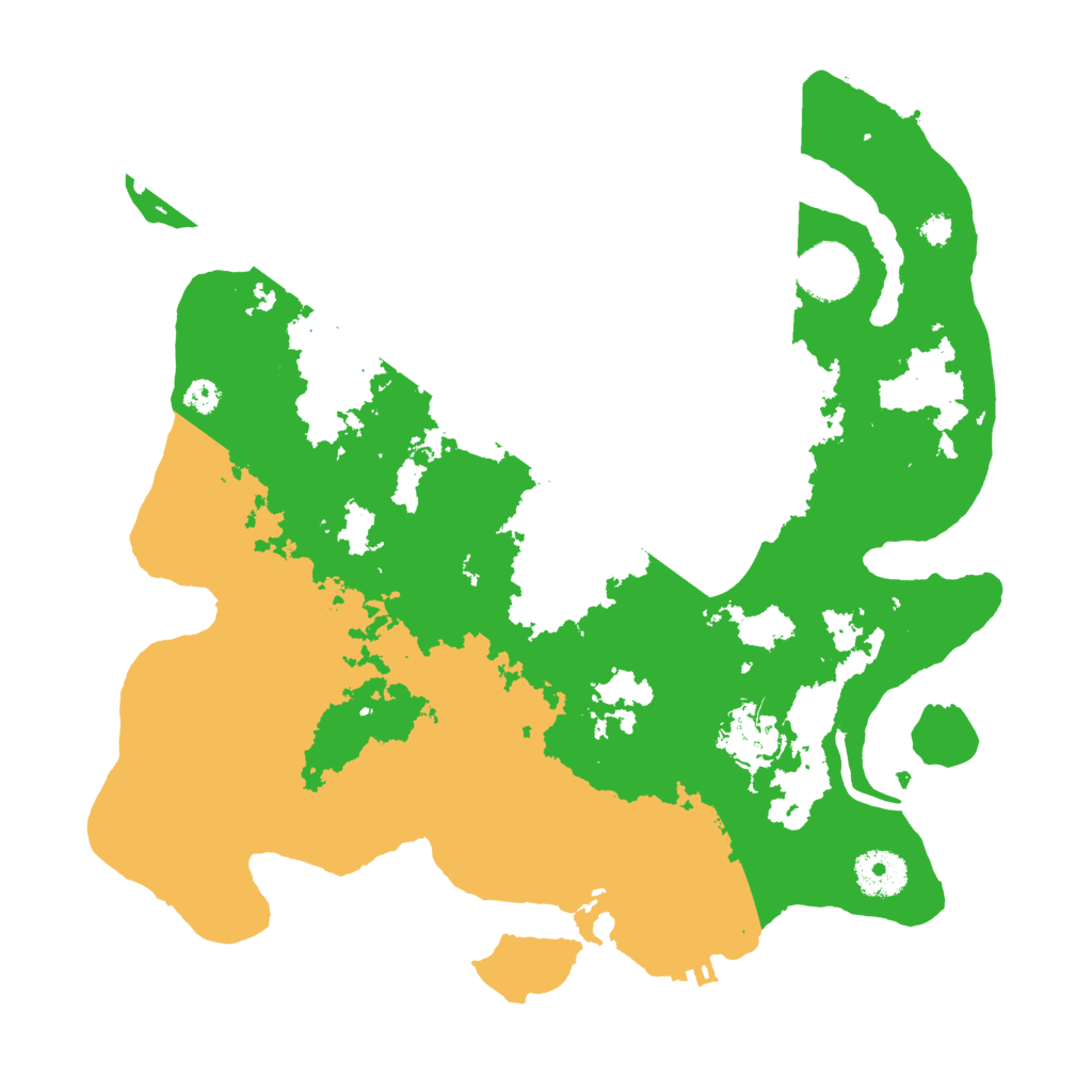 Biome Rust Map: Procedural Map, Size: 3300, Seed: 1661713269
