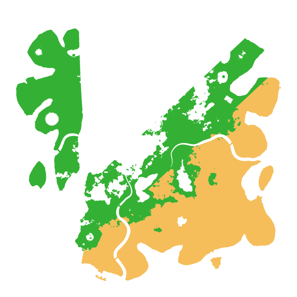 Biome Rust Map: Procedural Map, Size: 4000, Seed: 348225575