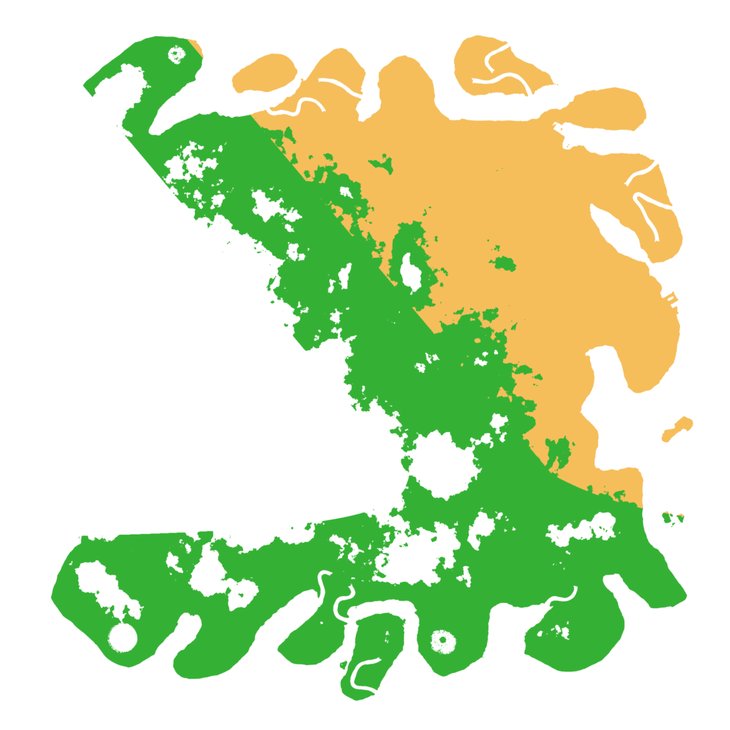 Biome Rust Map: Procedural Map, Size: 4500, Seed: 15005