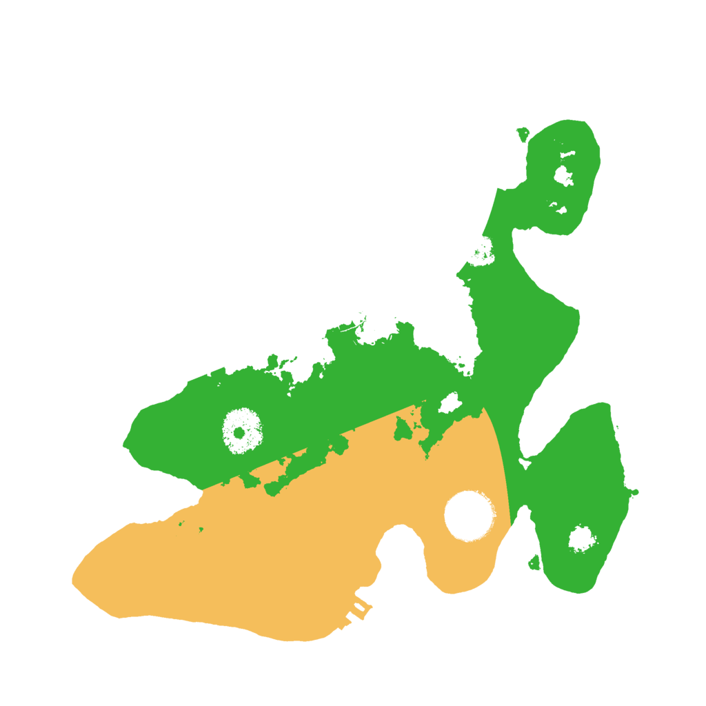 Biome Rust Map: Procedural Map, Size: 2500, Seed: 255281429