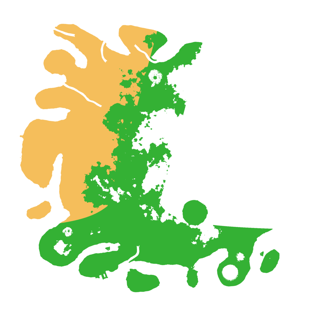 Biome Rust Map: Procedural Map, Size: 3500, Seed: 1216757451