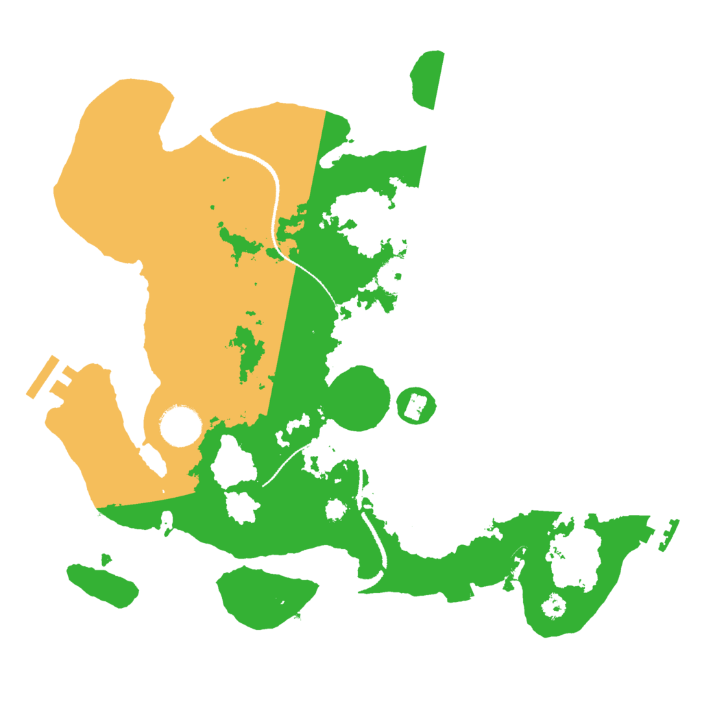 Biome Rust Map: Procedural Map, Size: 3000, Seed: 28603