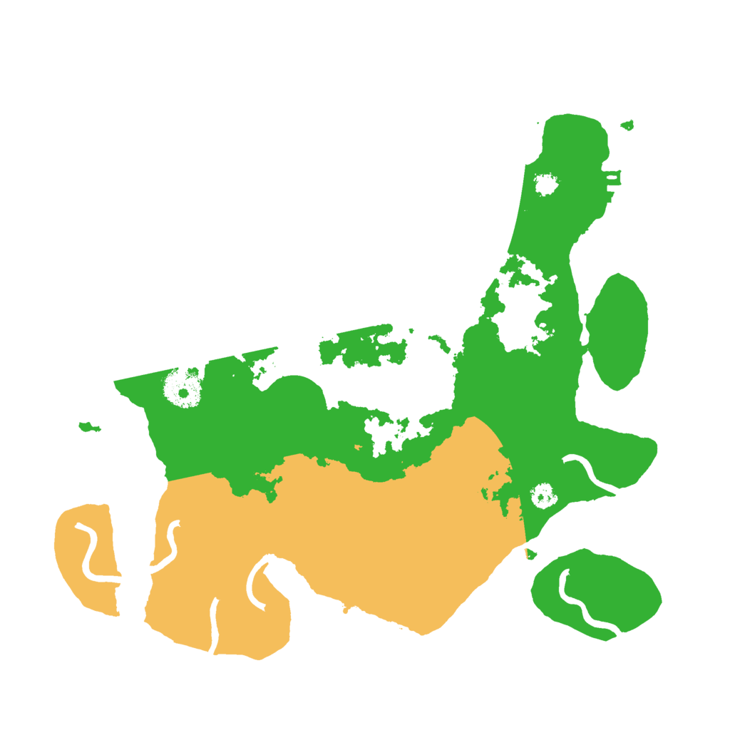 Biome Rust Map: Procedural Map, Size: 3000, Seed: 1714921506