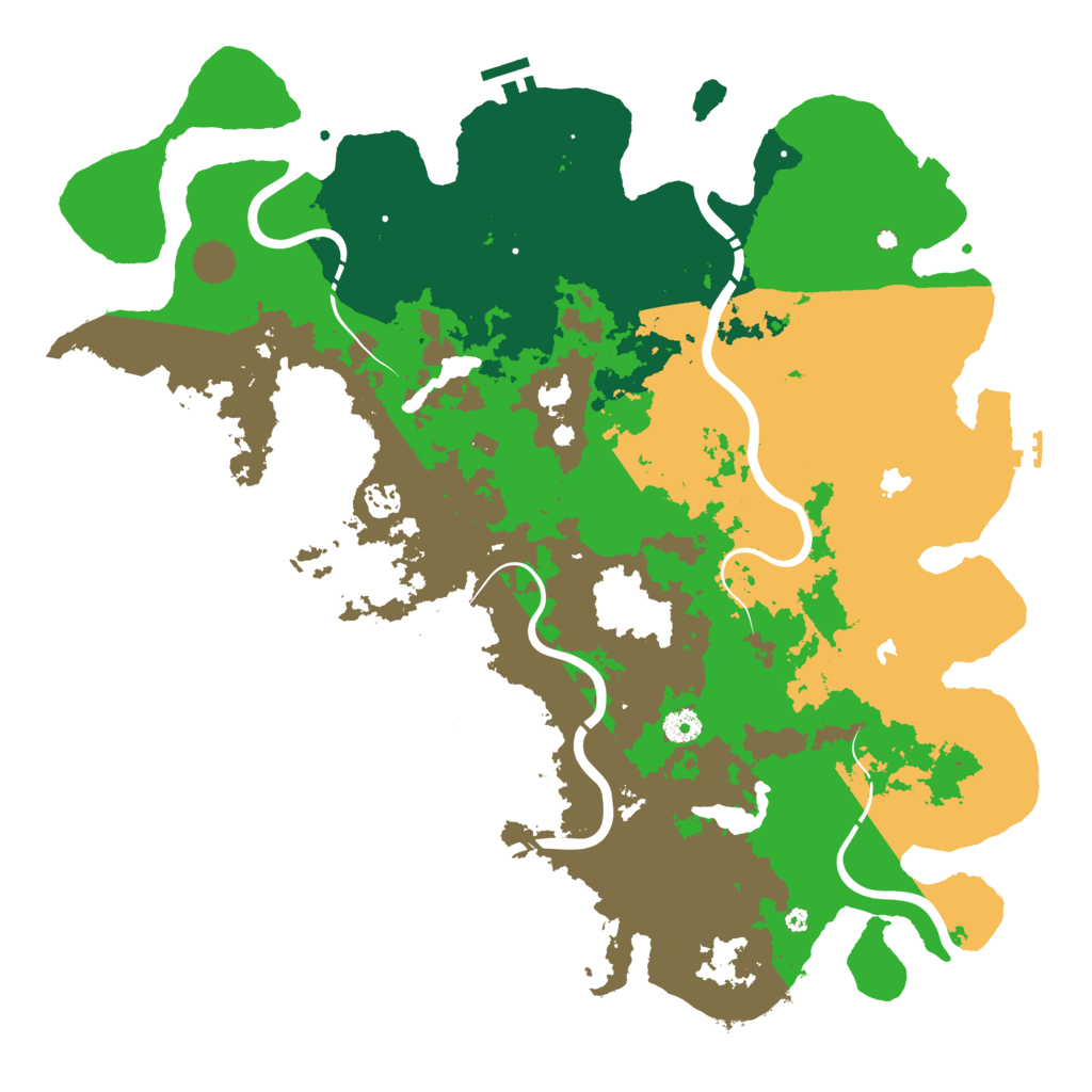 Biome Rust Map: Procedural Map, Size: 4500, Seed: 1910994159