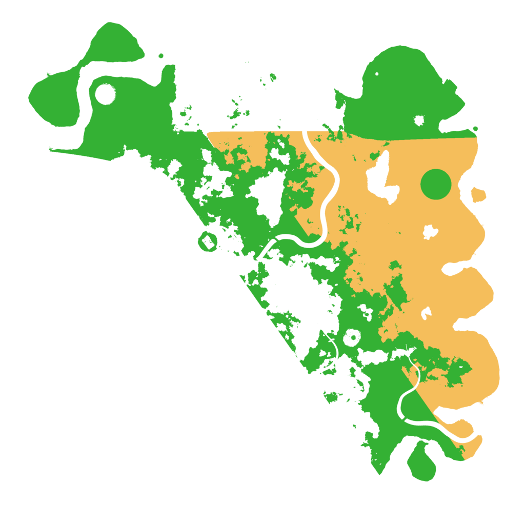 Biome Rust Map: Procedural Map, Size: 4500, Seed: 1910994159