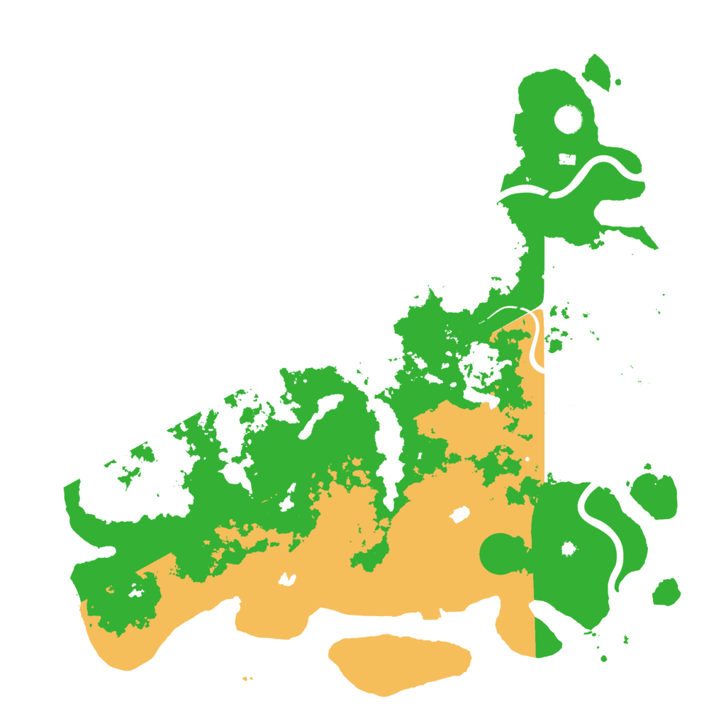Biome Rust Map: Procedural Map, Size: 4600, Seed: 5042023