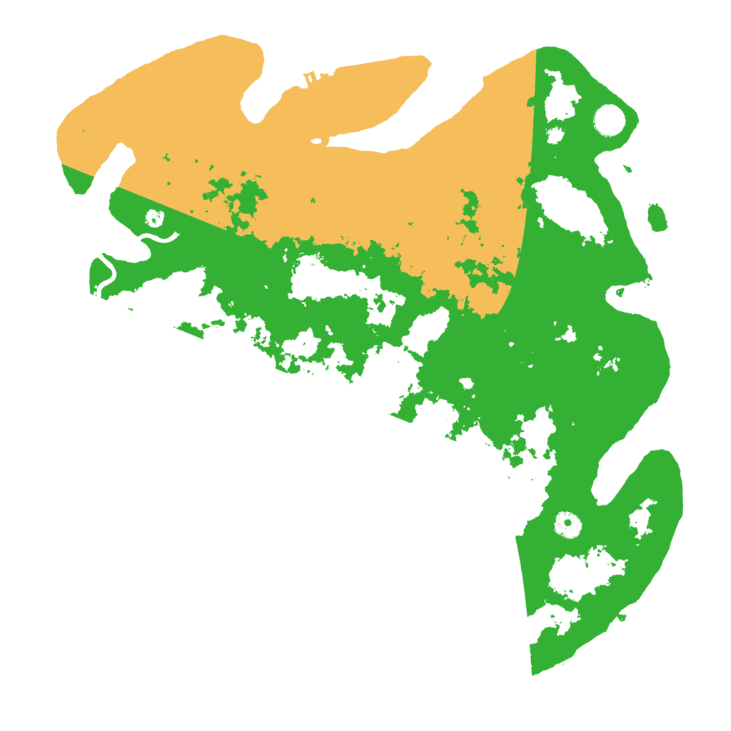 Biome Rust Map: Procedural Map, Size: 4096, Seed: 45678934