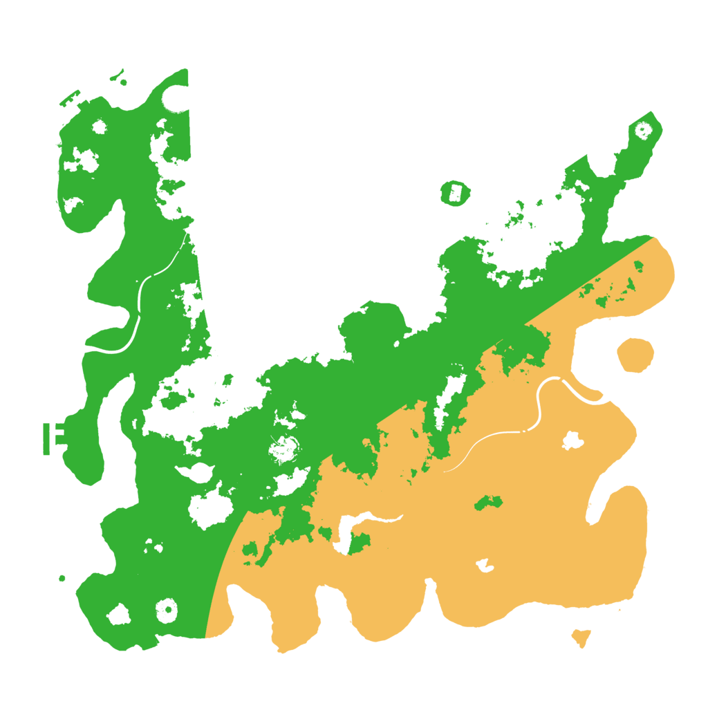Biome Rust Map: Procedural Map, Size: 4500, Seed: 307391287