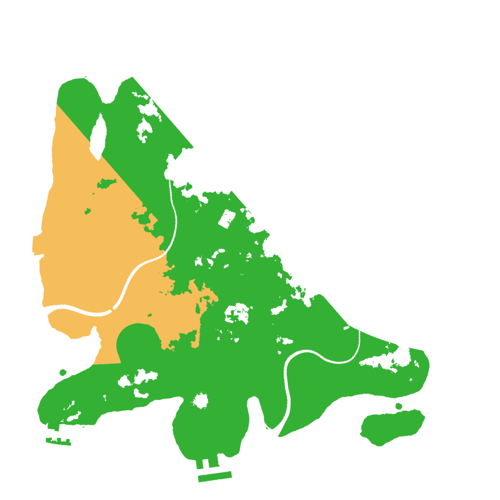 Biome Rust Map: Procedural Map, Size: 3000, Seed: 1622500196