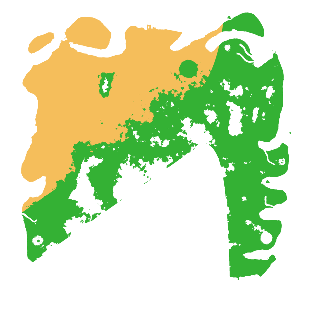 Biome Rust Map: Procedural Map, Size: 4650, Seed: 115000