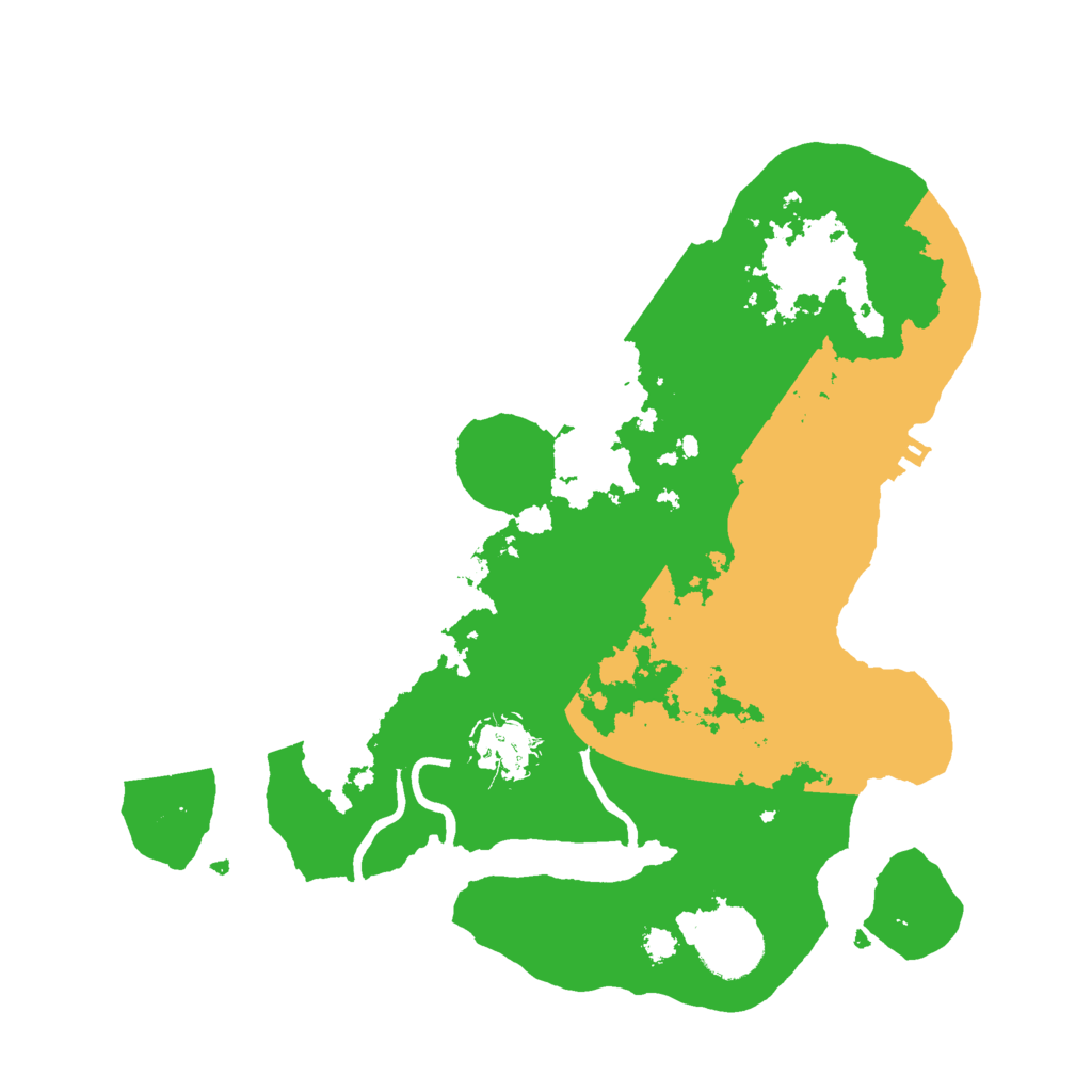 Biome Rust Map: Procedural Map, Size: 3000, Seed: 1842256914