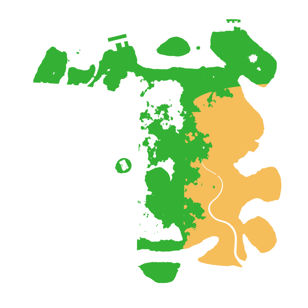 Biome Rust Map: Procedural Map, Size: 3300, Seed: 91204120