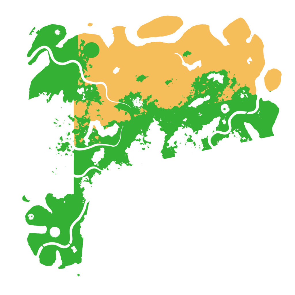 Biome Rust Map: Procedural Map, Size: 5000, Seed: 1292720805