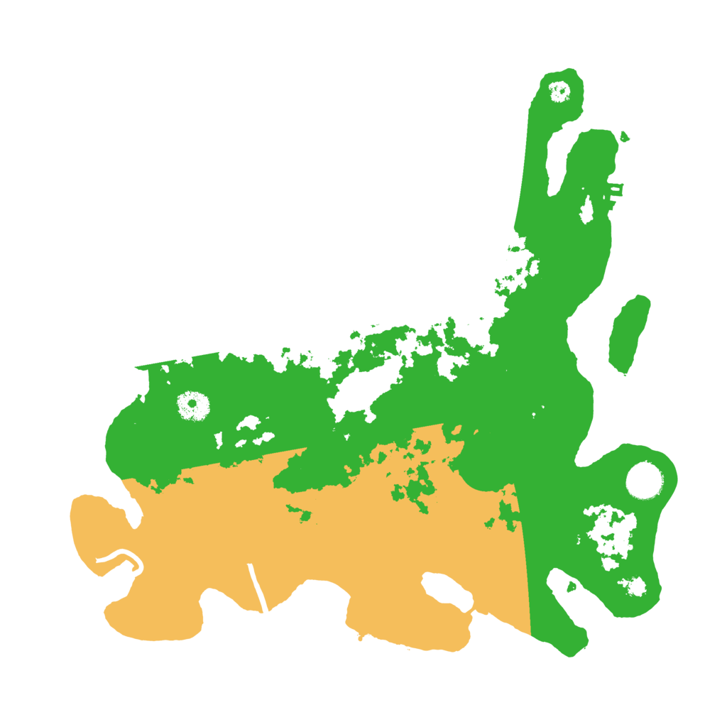 Biome Rust Map: Procedural Map, Size: 3500, Seed: 1917295731