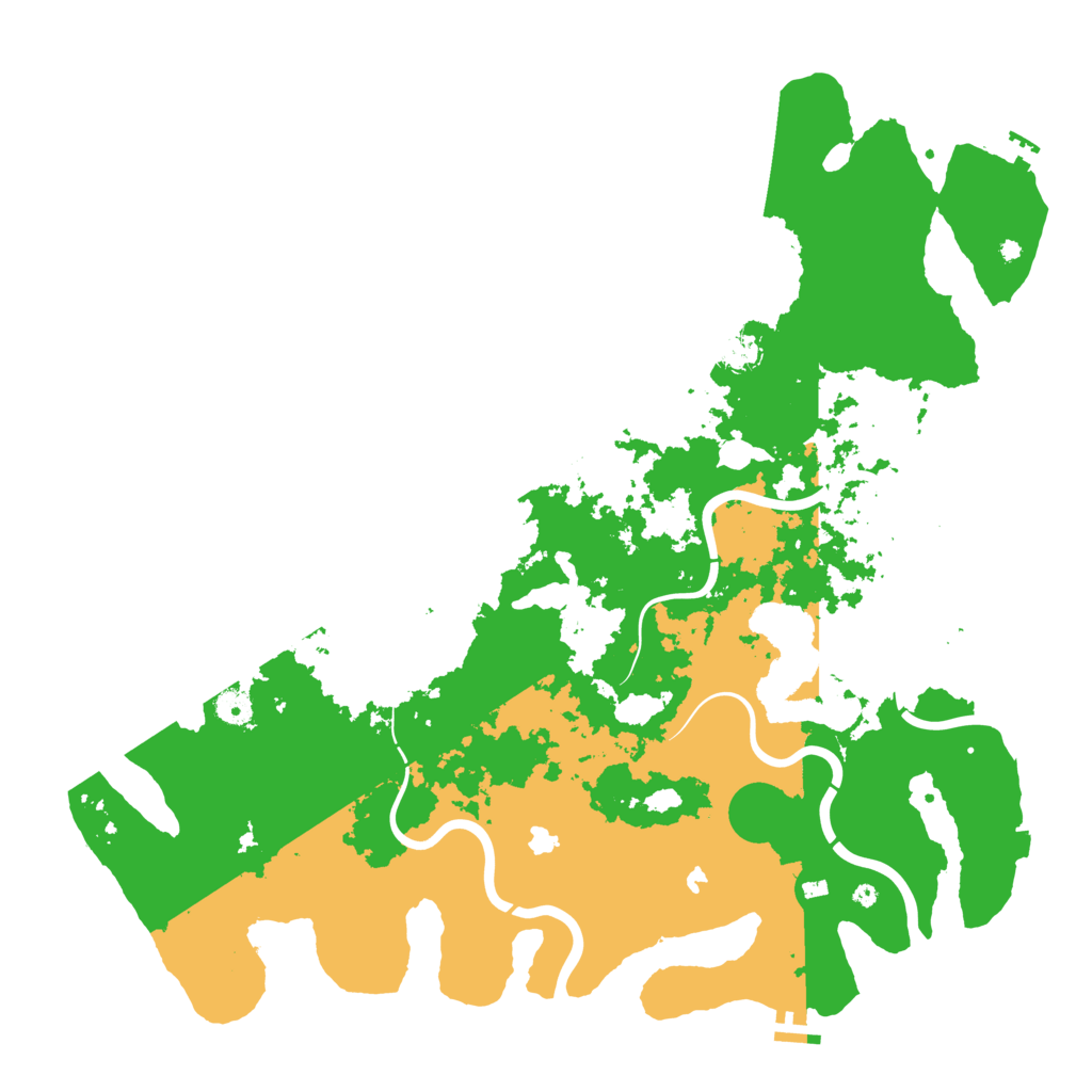 Biome Rust Map: Procedural Map, Size: 4750, Seed: 4568461