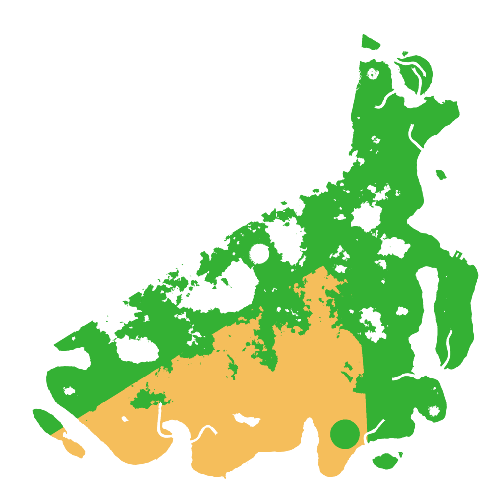 Biome Rust Map: Procedural Map, Size: 4500, Seed: 562946825