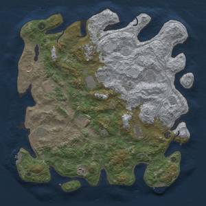 Thumbnail Rust Map: Procedural Map, Size: 4500, Seed: 749249958, 18 Monuments