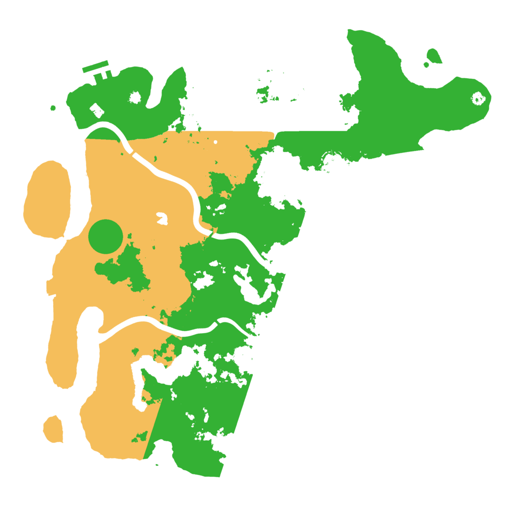 Biome Rust Map: Procedural Map, Size: 4000, Seed: 4052023