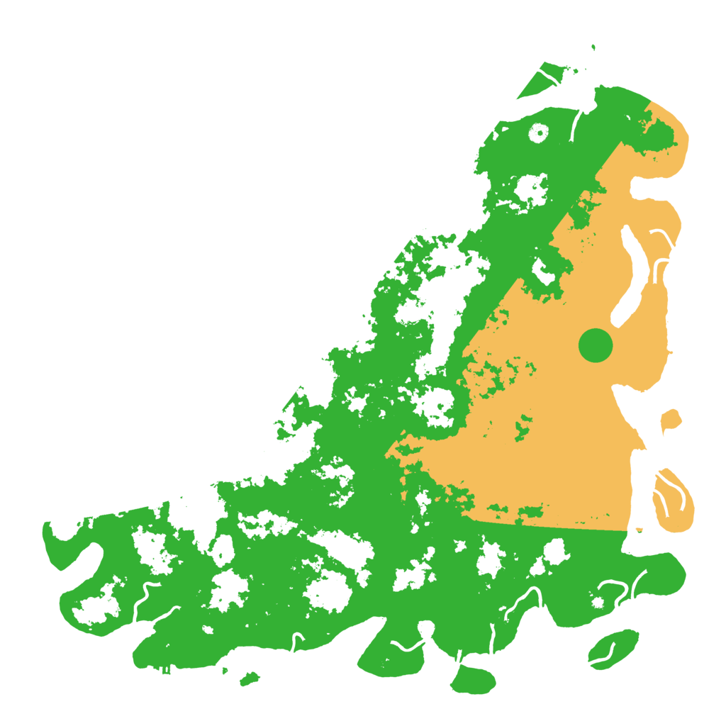 Biome Rust Map: Procedural Map, Size: 5600, Seed: 8639