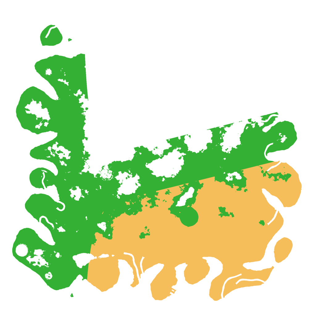 Biome Rust Map: Procedural Map, Size: 4500, Seed: 1429672787