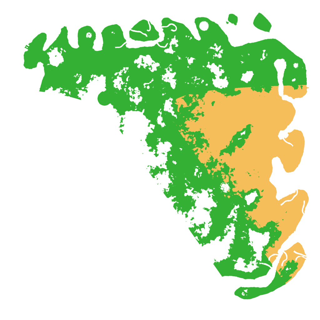 Biome Rust Map: Procedural Map, Size: 6000, Seed: 546383204