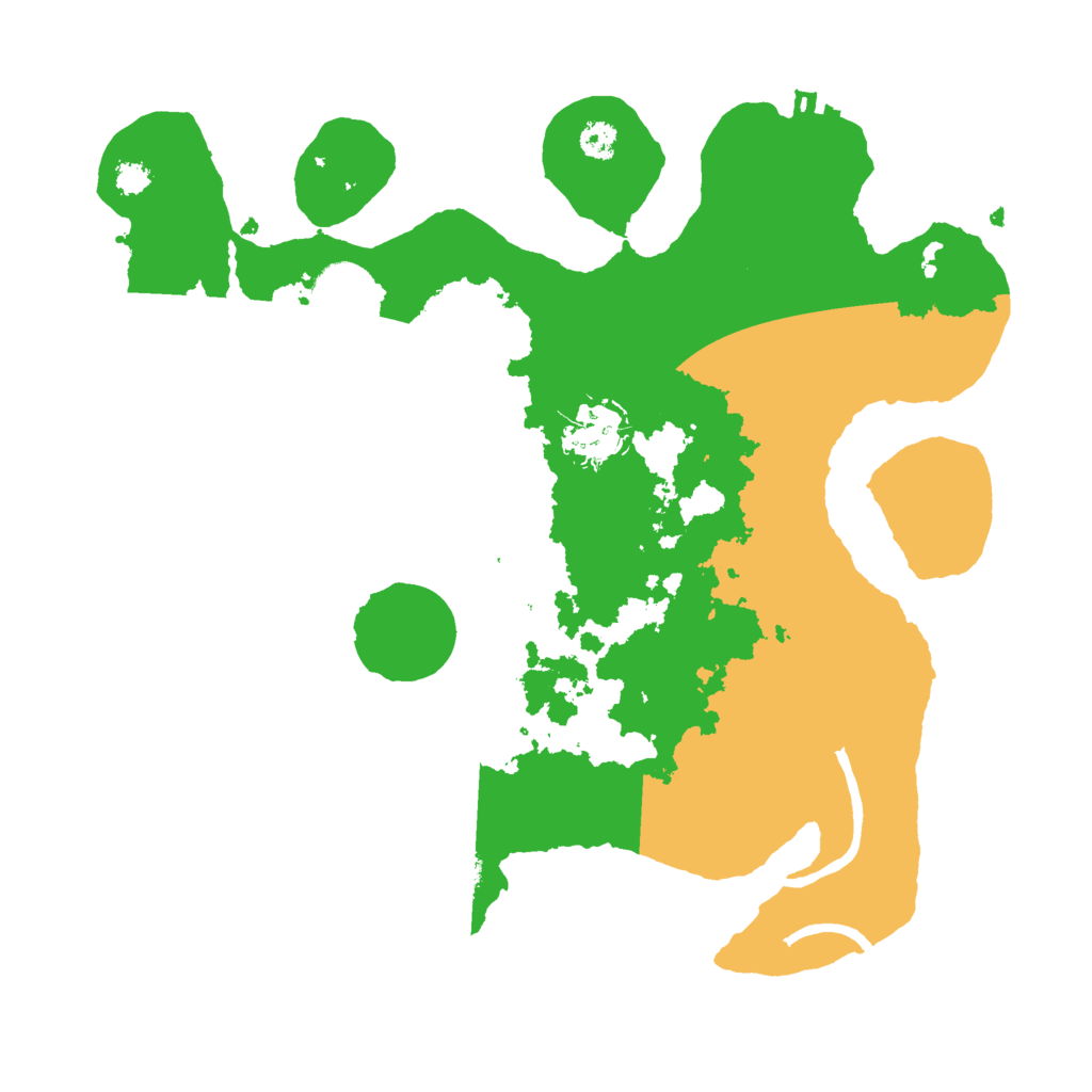 Biome Rust Map: Procedural Map, Size: 3000, Seed: 736