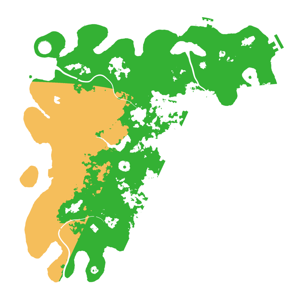 Biome Rust Map: Procedural Map, Size: 4050, Seed: 2098759434