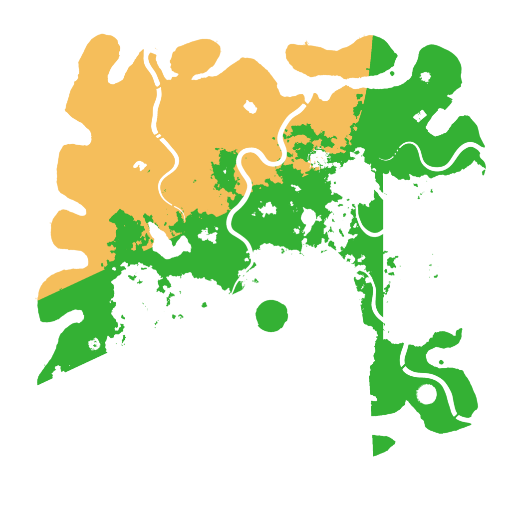 Biome Rust Map: Procedural Map, Size: 4500, Seed: 1173969810