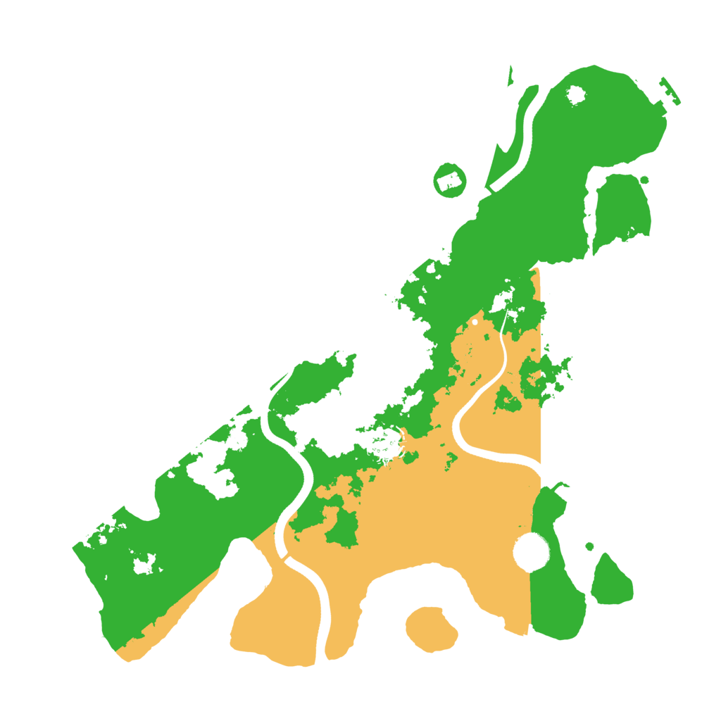 Biome Rust Map: Procedural Map, Size: 3500, Seed: 735352028